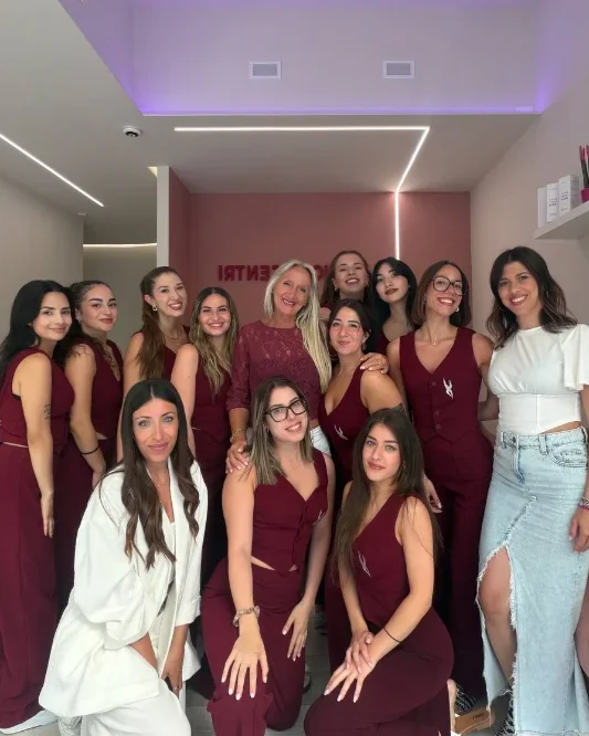 Monica Sciascia con il team di Monica Centri